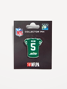 Image 1 of 1, player shaped pin, butterfly clasp pin back for a secure seal, Product #1187520