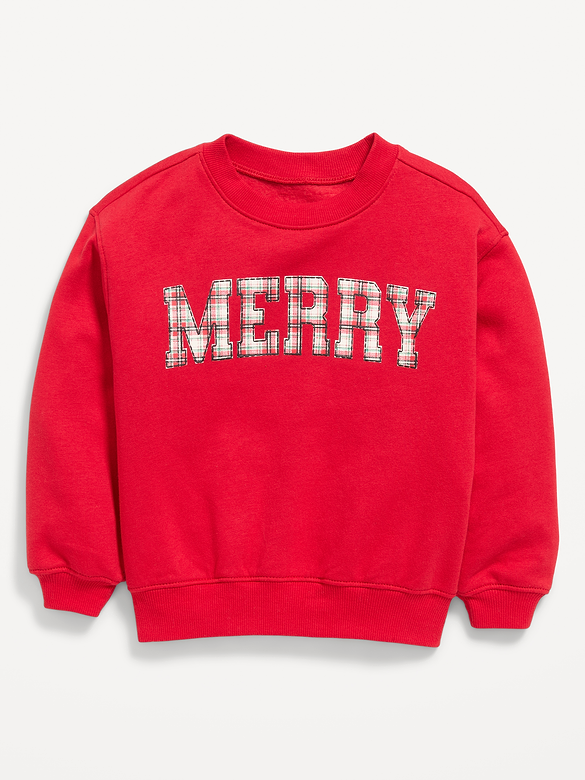 Long-Sleeve Graphic Sweatshirt for Toddler Girls
