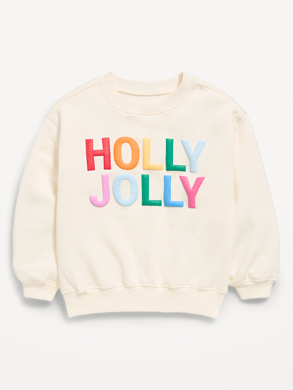 Long-Sleeve Graphic Sweatshirt for Toddler Girls