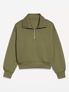 Image 2 of 3, Bounce Fleece Half-Zip Pullover Sweatshirt