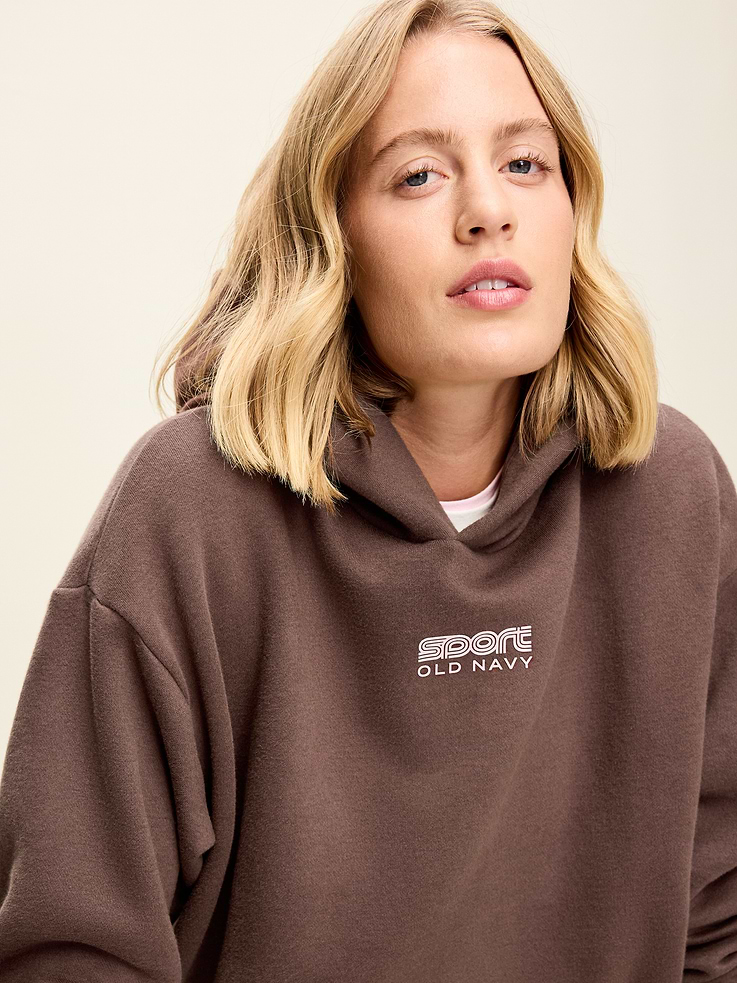 Image 5 of 5, Baseline Fleece Oversized Hoodie Sweatshirt
