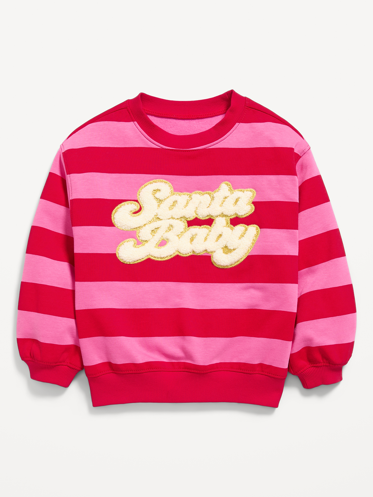 Image 1 of 3, crew neck, long sleeves, drop shoulders, graphic at front, Product #903485