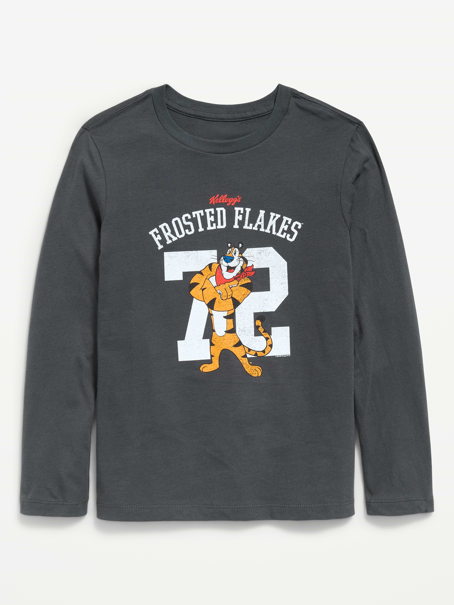 Image 1 of 2, crew neck, long sleeves, licensed graphic, © 2026 WK Kellogg Co, Product #903898