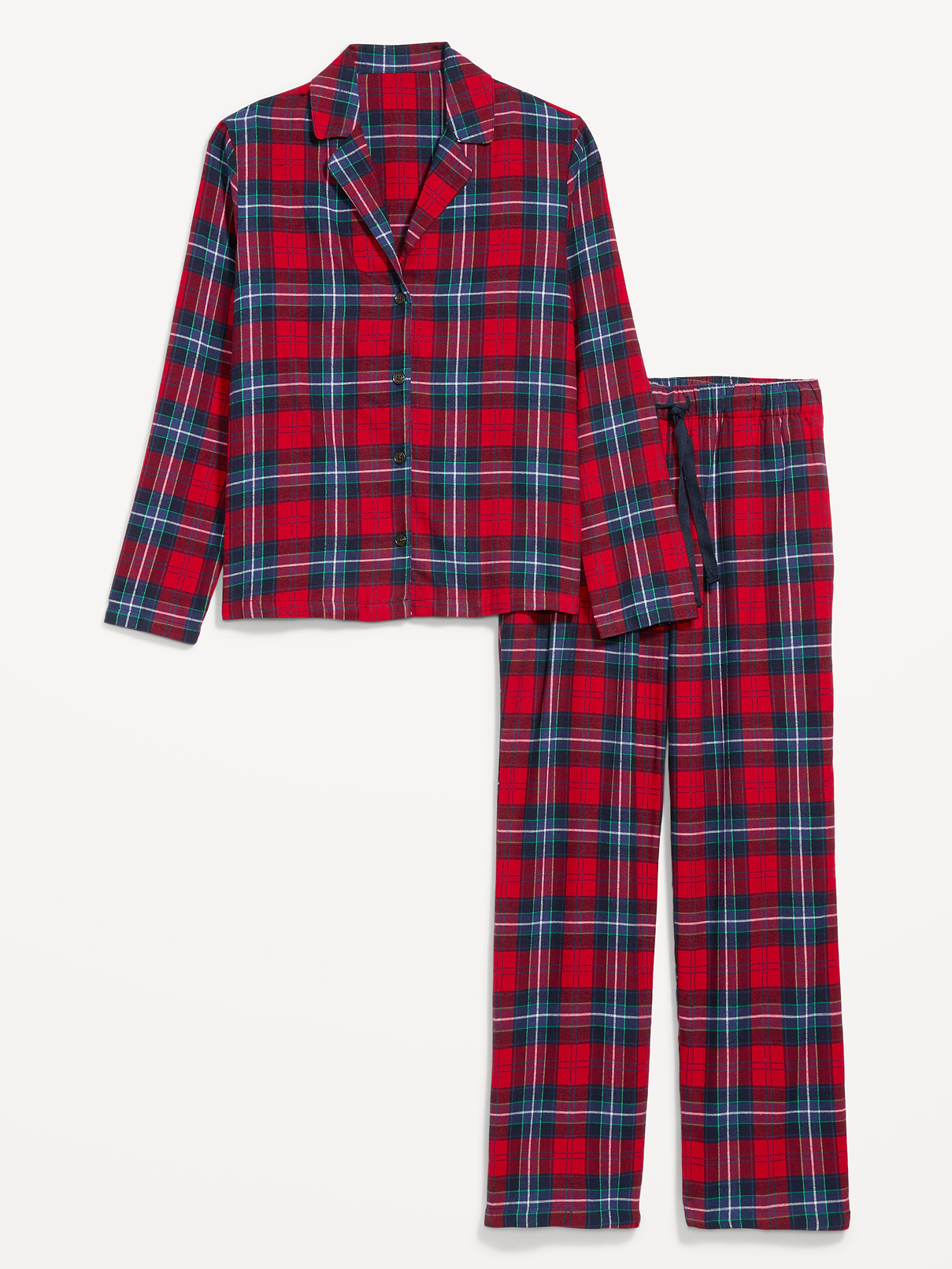 Image 2 of 2, Flannel Pajama Pant Set for Women