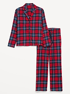 Image 2 of 2, Flannel Pajama Pant Set for Women
