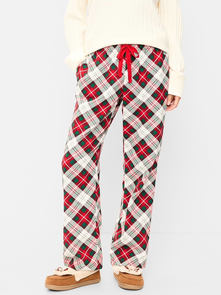 Image 2 of 7, Flannel Pajama Pants for Women