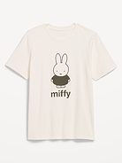 Image 1 of 2, rib-knit crew neck, short sleeves, licensed graphic, © Mercis bv, Product #909949