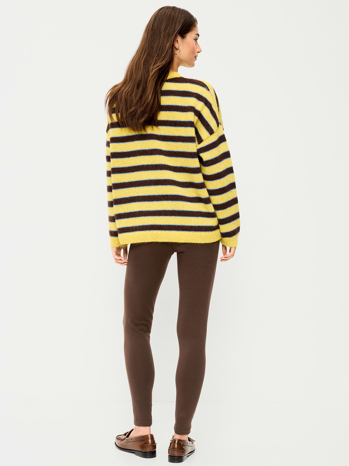 Image 3 of 3, High-Waisted Fleece-Lined Leggings 3-Pack