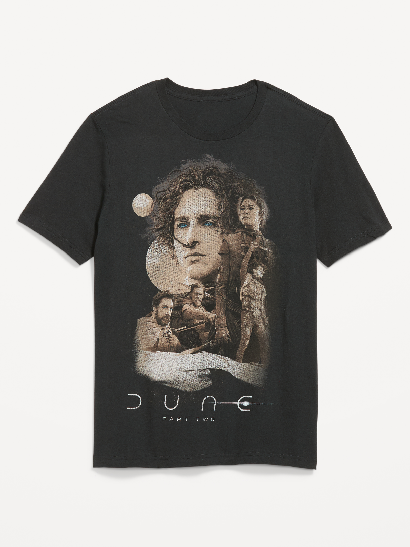Image 1 of 2, rib-knit crew neck, short sleeves, licensed graphic at front, TM & © 2026 Warner Bros. Entertainment Inc. All rights reserved., Product #909907