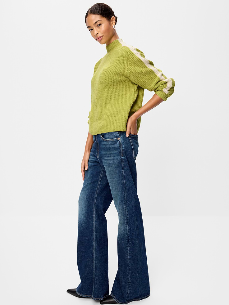 Image 3 of 6, SoSoft Sport Mock-Neck Shaker Sweater