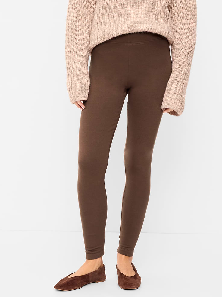 Image 2 de 5, Legging à taille haute doublé en molleton