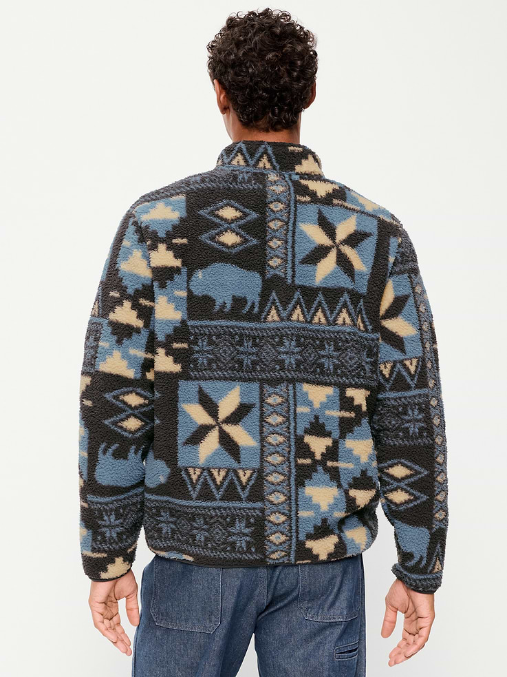 Image 2 of 5, Sherpa Full-Zip Jacket