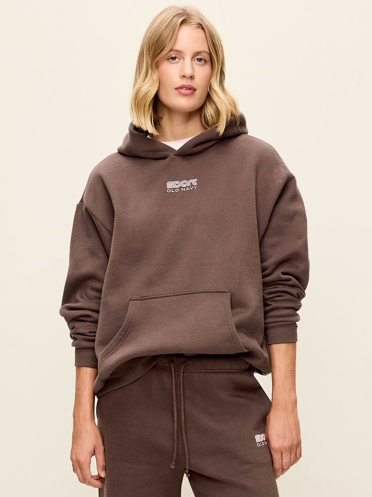 Image 3 of 5, Baseline Fleece Oversized Hoodie Sweatshirt