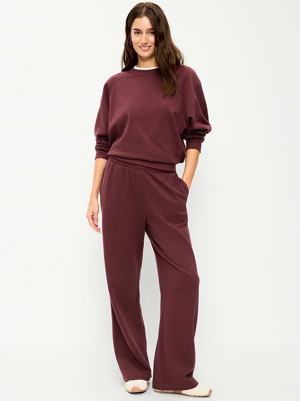 High-Waisted SoComfy Wide-Leg Sweatpants