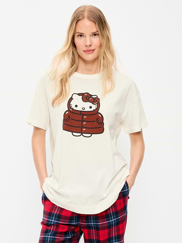 Oversized Tunic Graphic T-Shirt