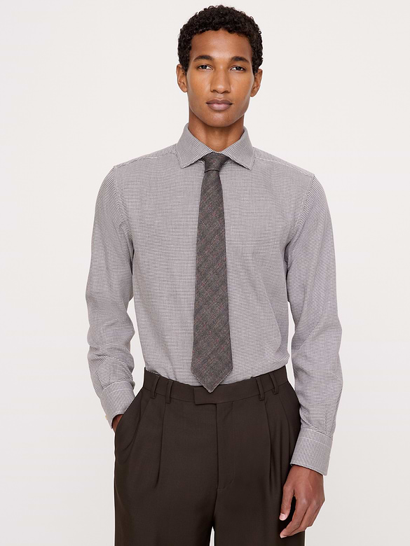 Slim-Fit Cotton-Cashmere Dress Shirt