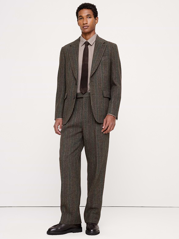 Relaxed Pleated Dress Pant