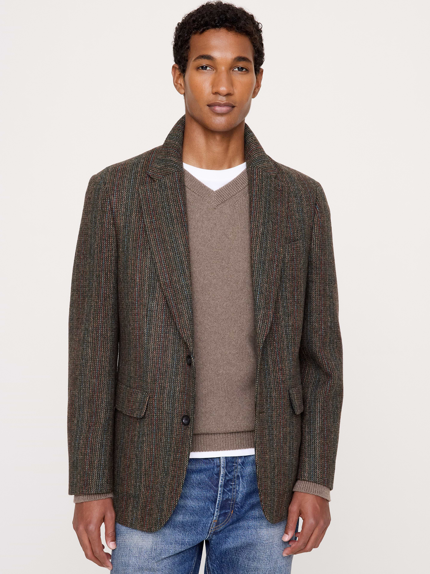 Image 4 of 8, Wool Tweed Suit Jacket