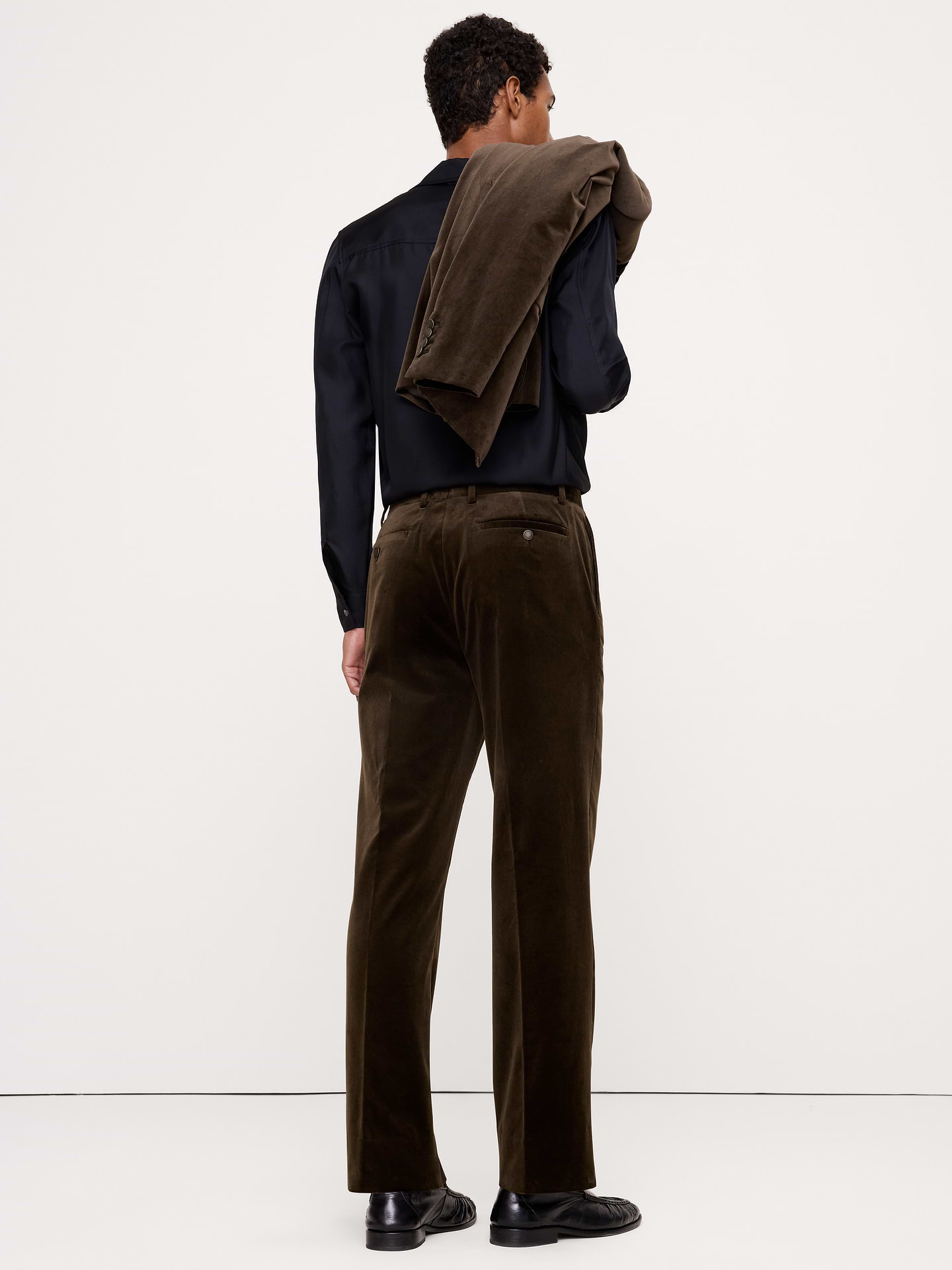 Image 3 de 8, Pantalon droit en velours