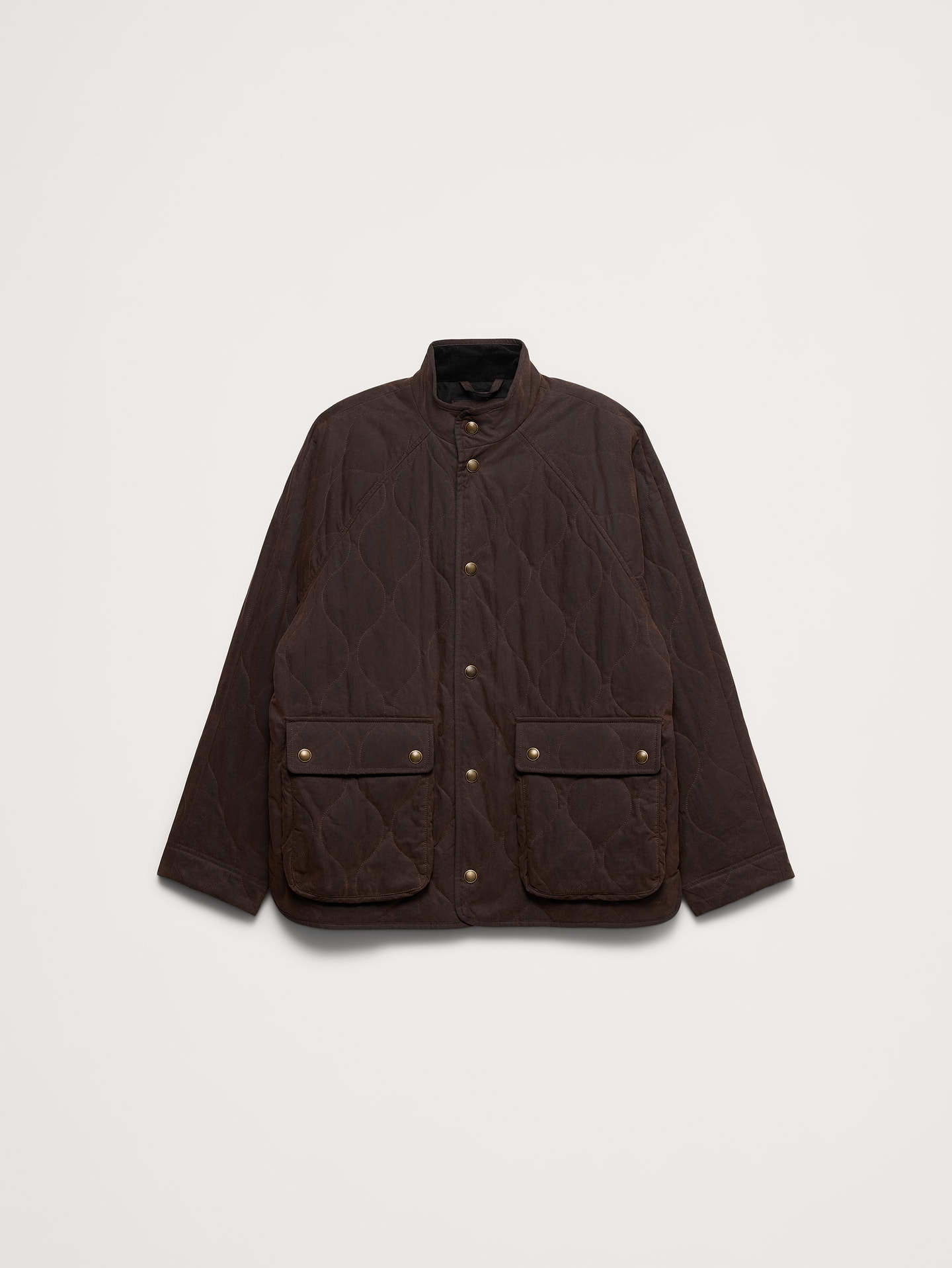 Image 5 de 7, Veste décontractée matelassée cirée
