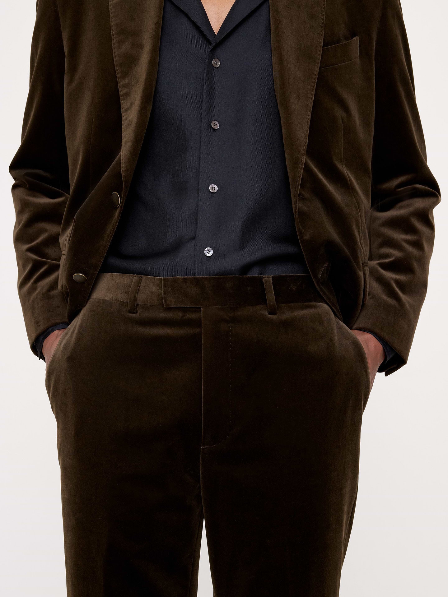 Image 4 de 8, Pantalon droit en velours