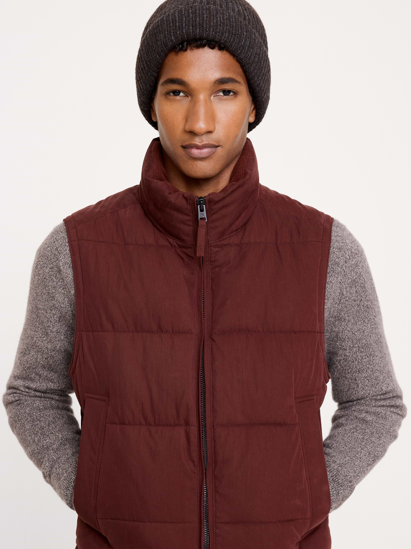 Image 3 of 8, Quilted Puffer Vest