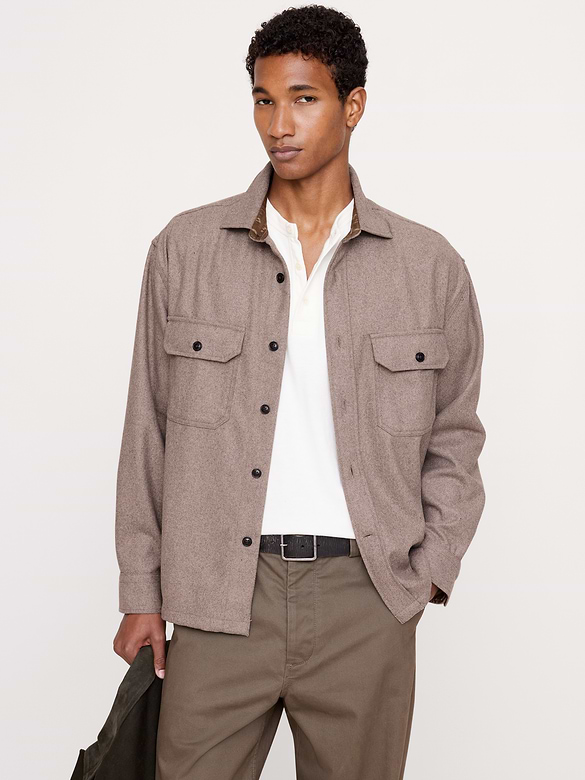 Relaxed-Fit Heavyweight Overshirt