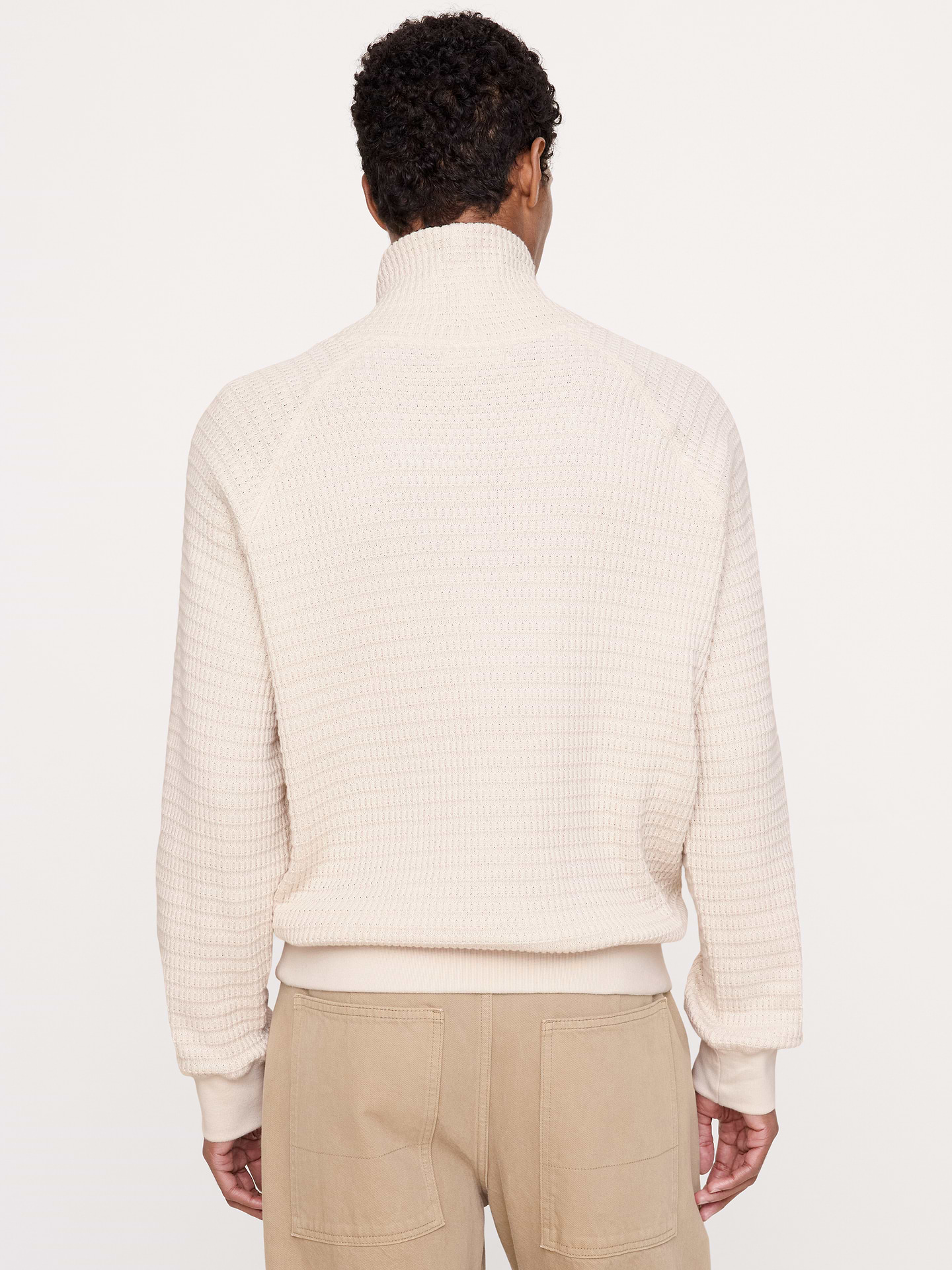 Image 2 of 5, Alpine Thermal Turtleneck Bamboo-Stitch T-Shirt