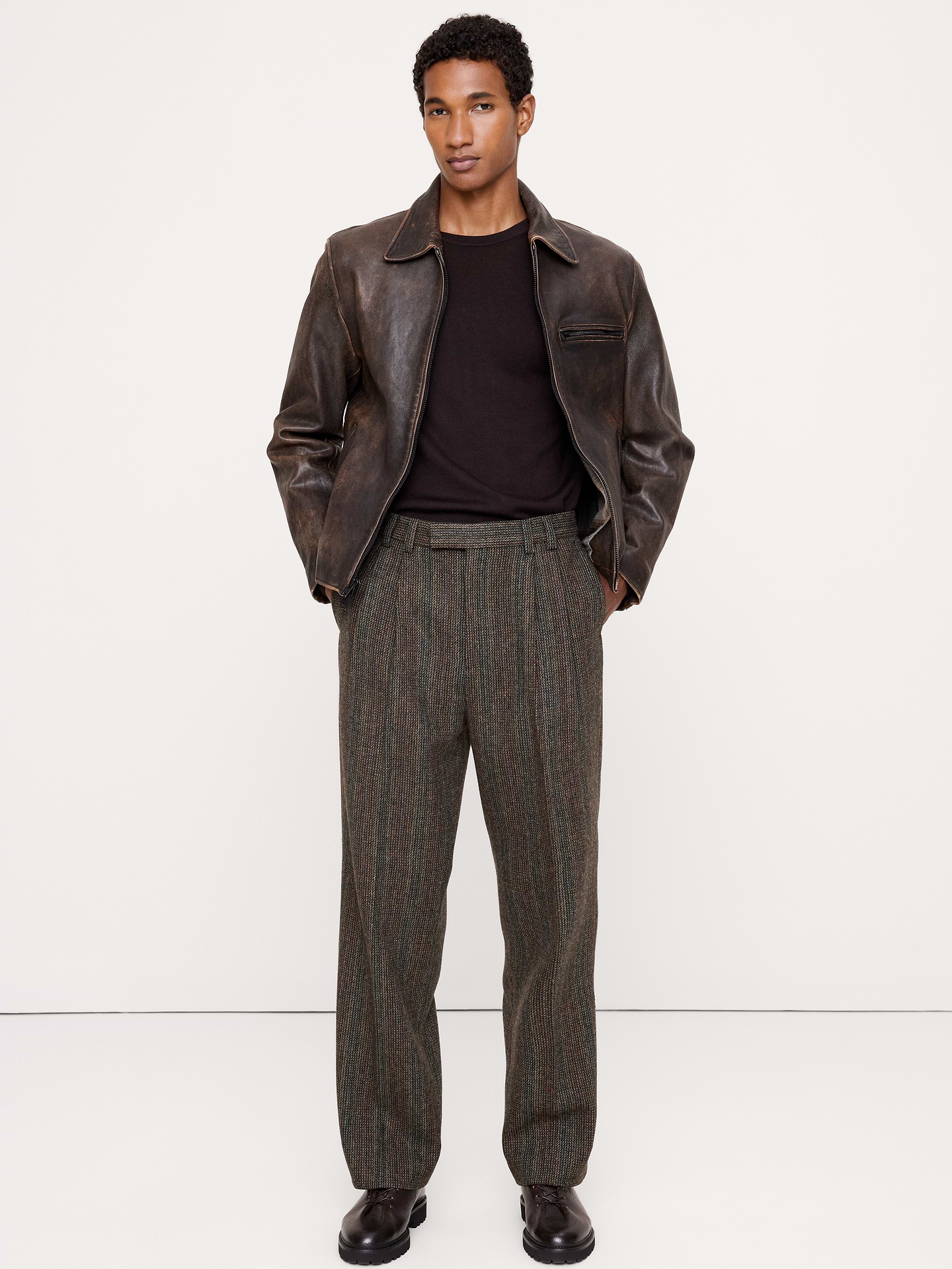 Image 6 de 8, Pantalon habillé décontracté à plis