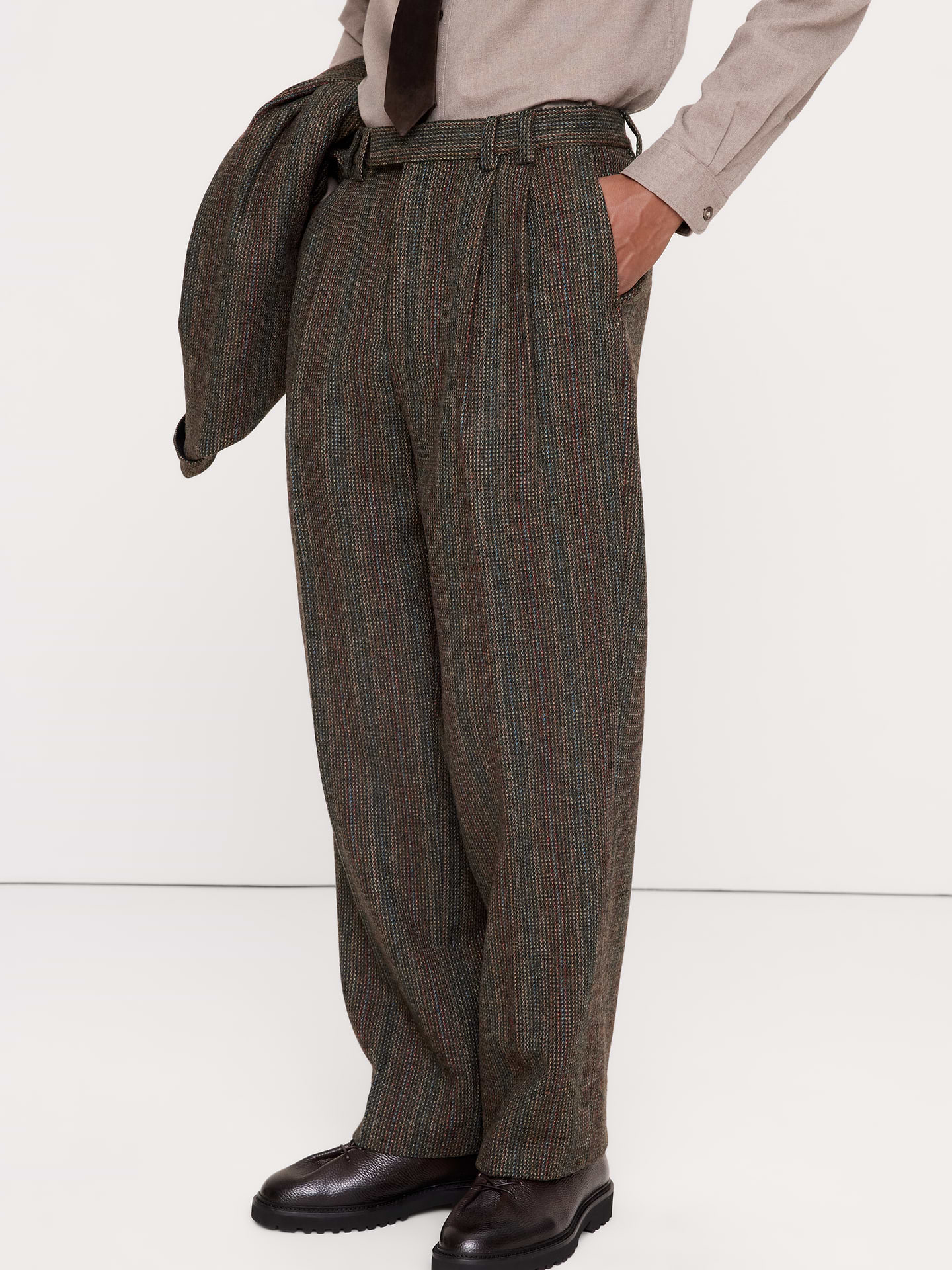 Image 7 de 8, Pantalon habillé décontracté à plis