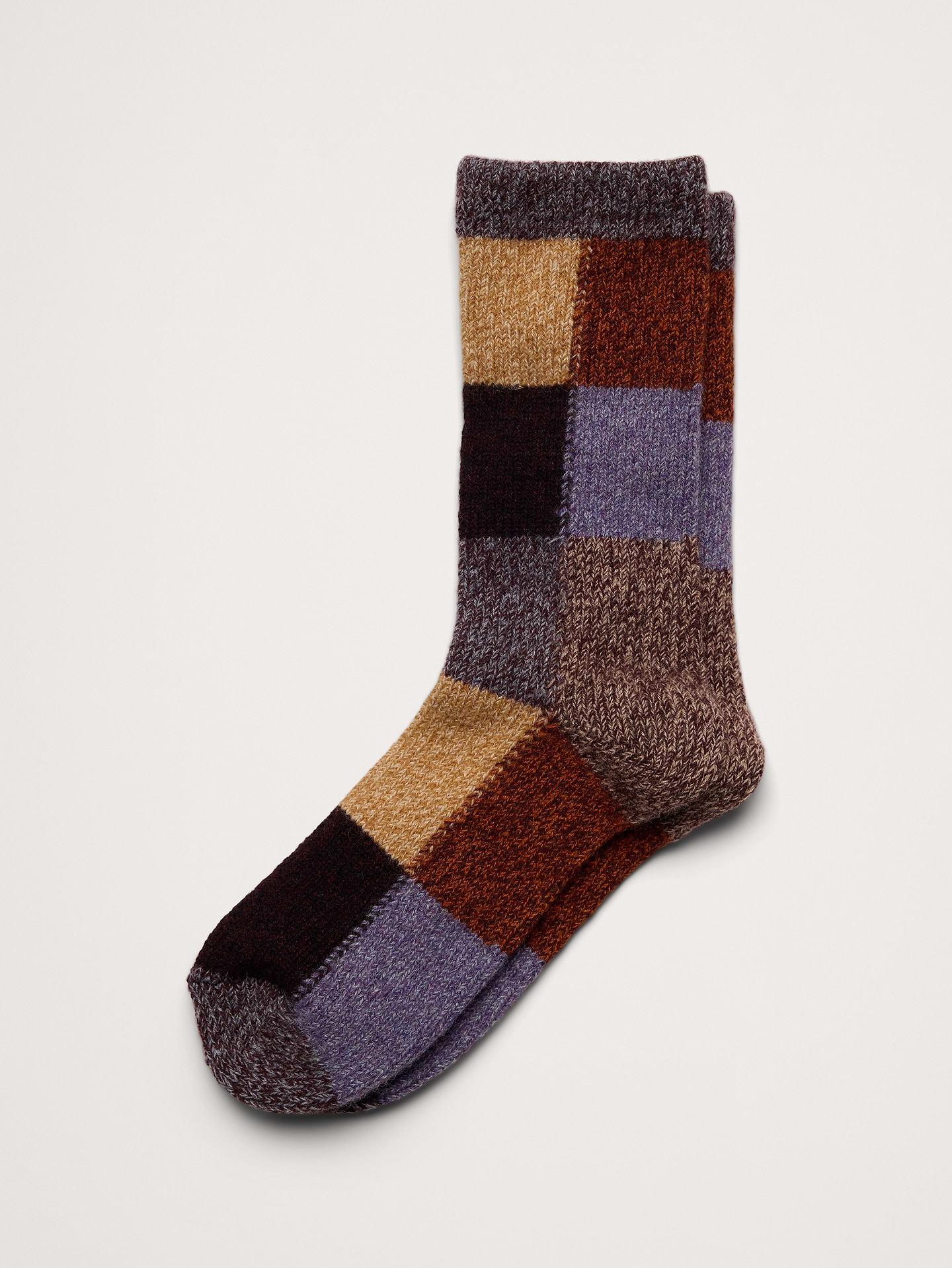 Image 1 of 1, We love this wool-blend sock for its patchwork-inspired take on the daily wear., Product #910030