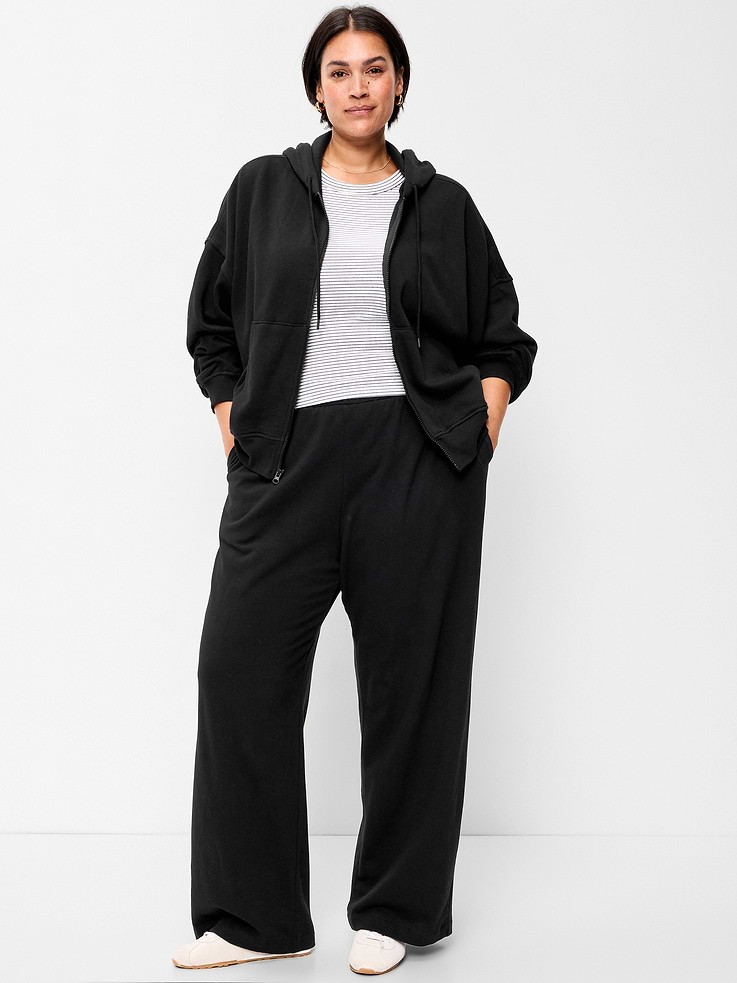Image 6 of 7, High-Waisted SoComfy Wide-Leg Sweatpants