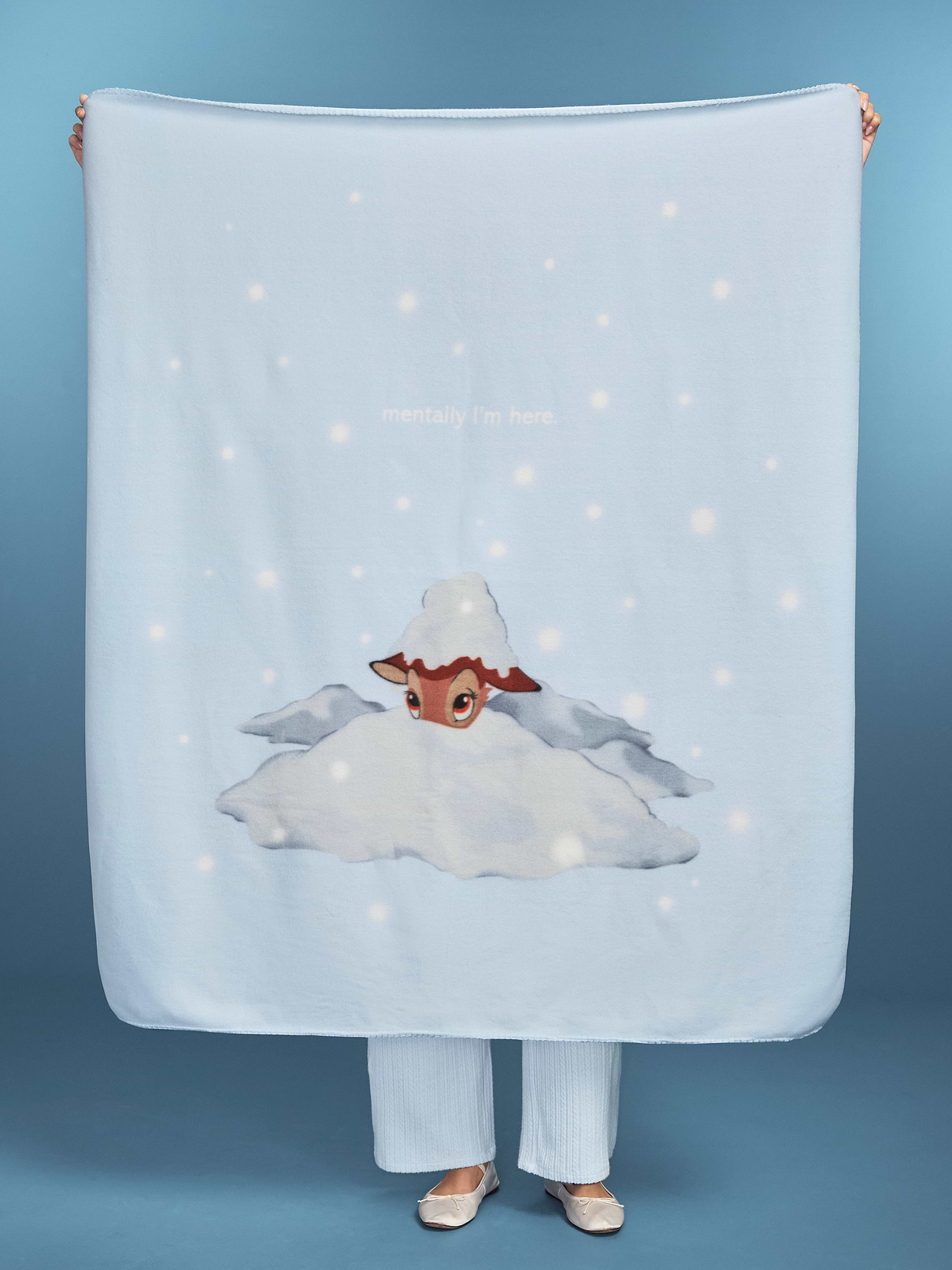 Old Navy x Disney Bambi Fleece Blanket for the Family