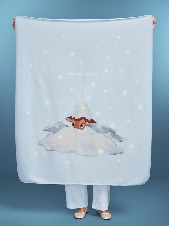 Old Navy x Disney Bambi Fleece Blanket for the Family
