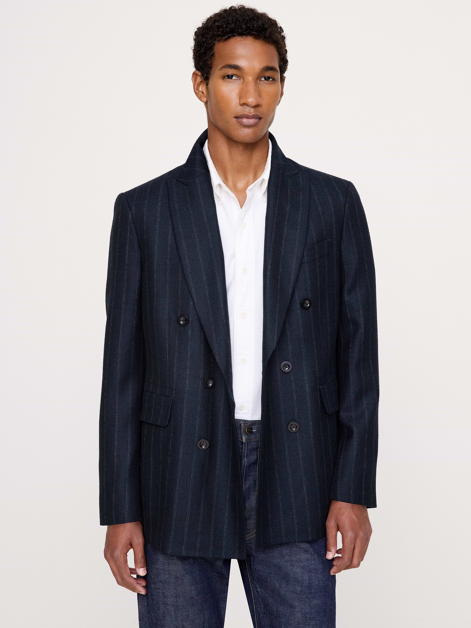 Banana Republic Wool Herringbone Sport Coat INTERNATIONAL SHIPPING