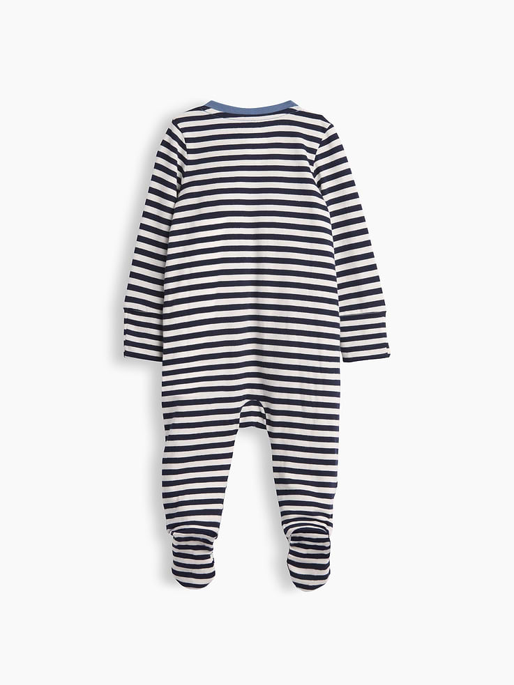 Image 2 de 3, Une-pièce en coton biologique Premiers essentiels pour Bébé