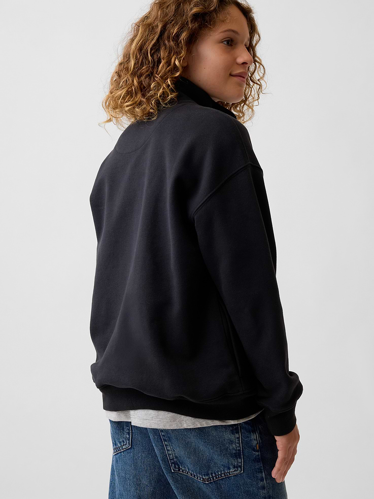 Image 2 of 5, Kids VintageSoft Relaxed Quarter-Zip Pullover