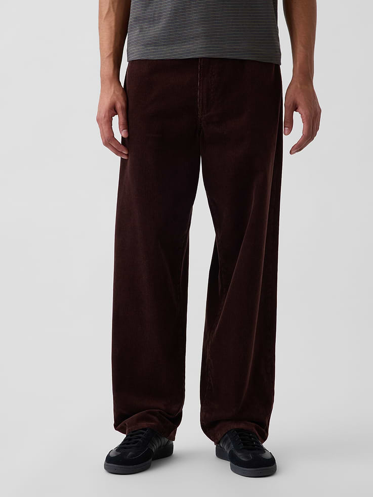 Image 2 of 7, Corduroy Baggy Pants