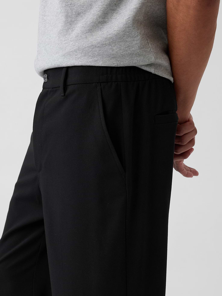 Image 6 of 7, 365 E-Waist Loose Trousers