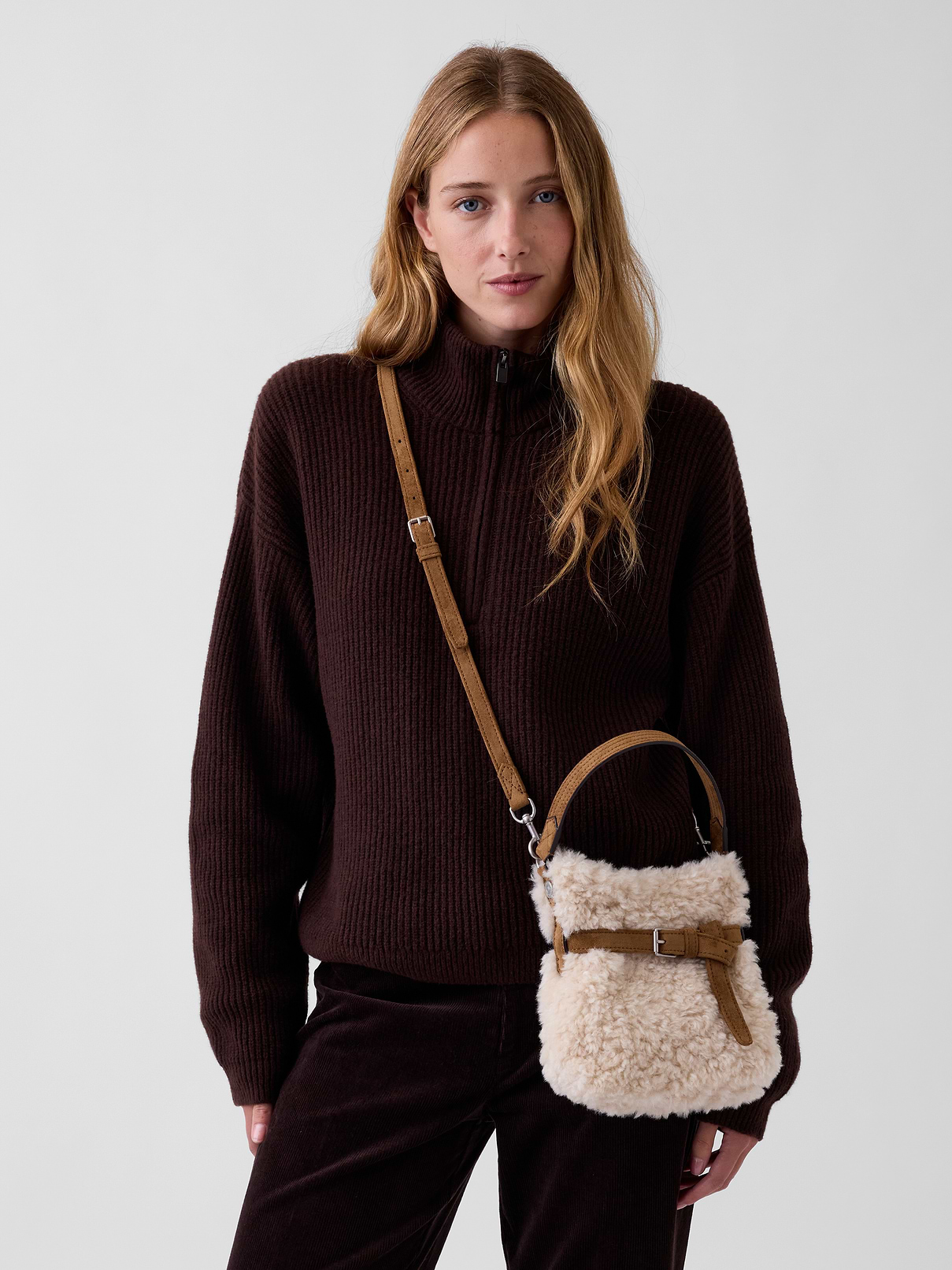 Image 2 of 6, Small Sherpa Shoulder Bag
