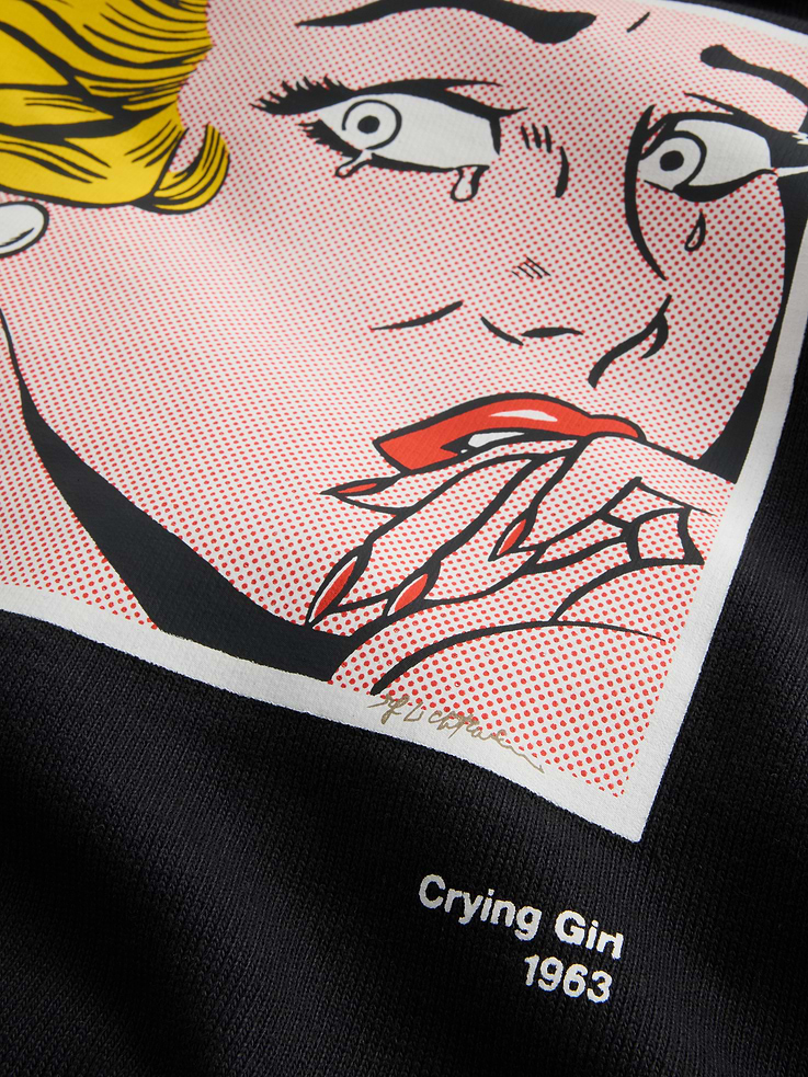 Image 8 of 10, Gap | Lichtenstein | Whitney | Crying Girl Extra Heavyweight Hoodie