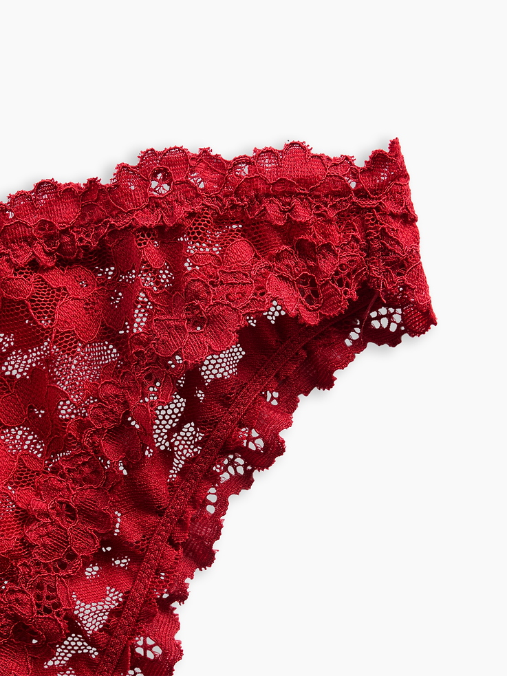 Image 3 of 4, Lace Cheeky Bikini