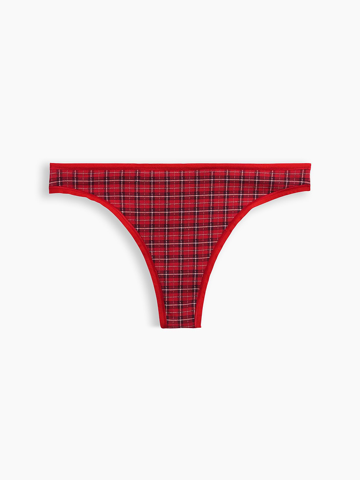 Image 4 of 5, SoftMade Organic Stretch Cotton Thong