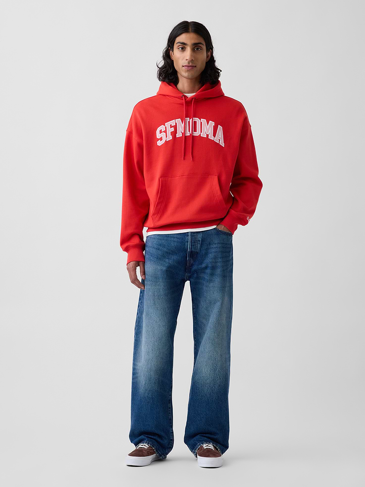 Image 3 of 9, Gap | SFMOMA Heavyweight Hoodie