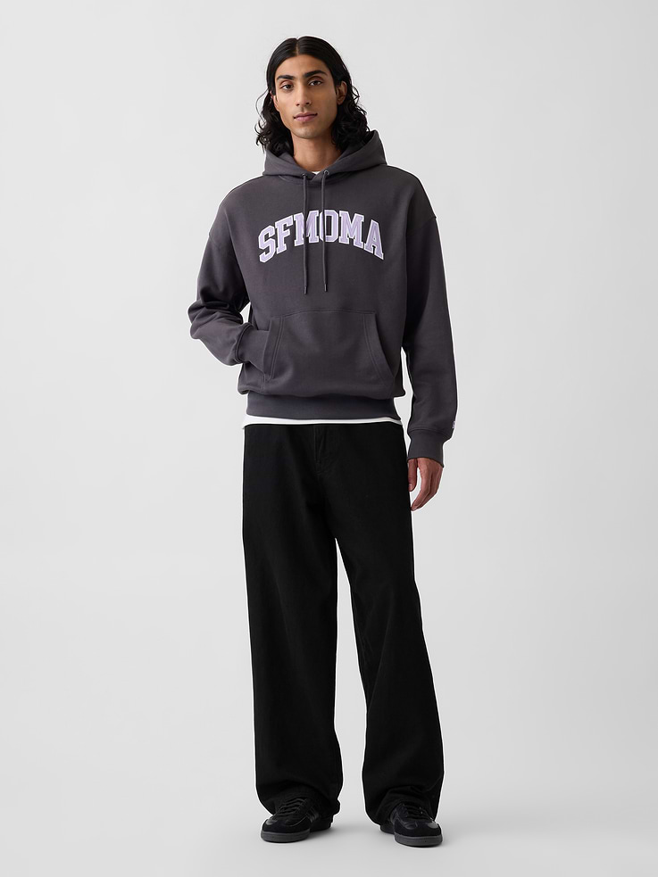 Image 3 of 9, Gap | SFMOMA Heavyweight Hoodie