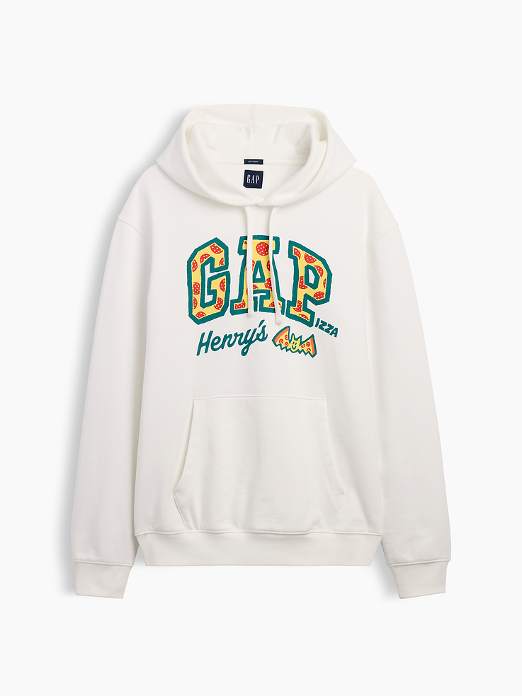 Image 7 of 8, Adult Heavyweight Logo Hoodie by Henry's Pizza
