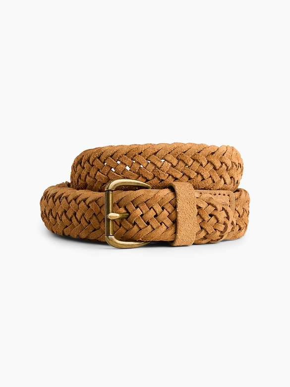 Braided Suede Belt