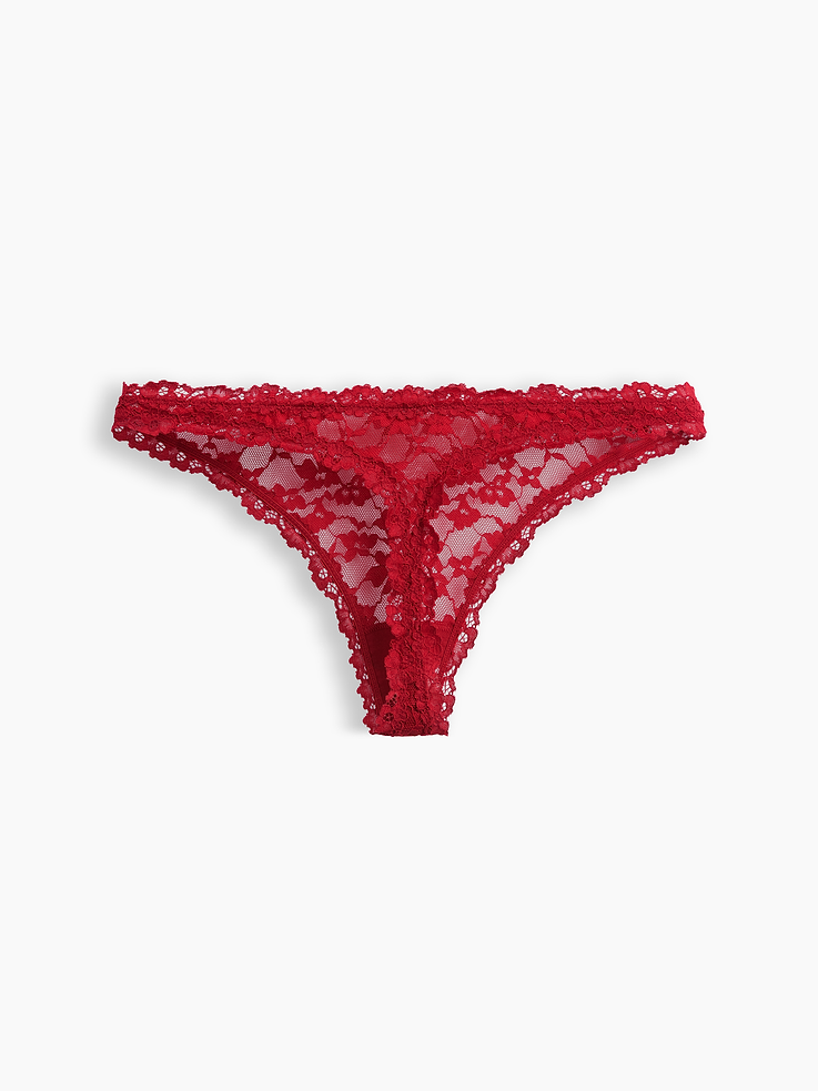 Image 6 of 6, Lace Thong