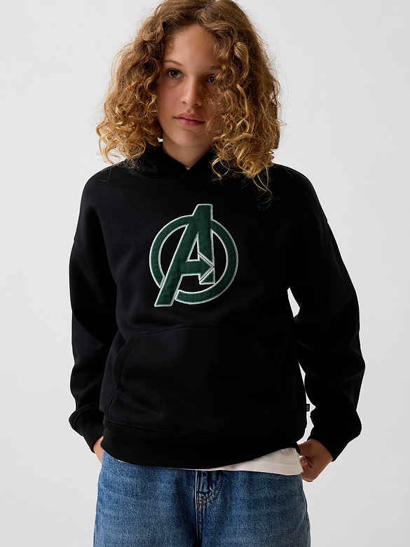Kids Marvel VintageSoft Logo Hoodie