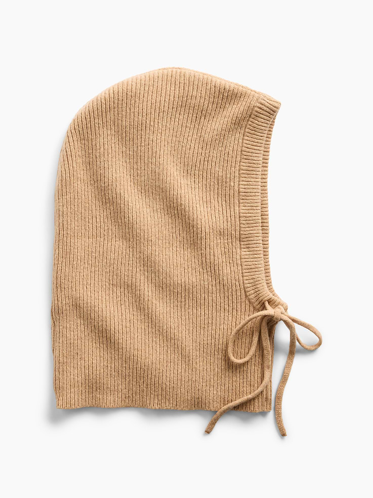 Image 1 of 2, Supersoft knit cotton-blend hood., Drawcords at front., Ribbed hem., This product was made in a factory that invests in gender equity and women’s empowerment through RISE. Learn more at gapinc.com/equity ., Product #1184690